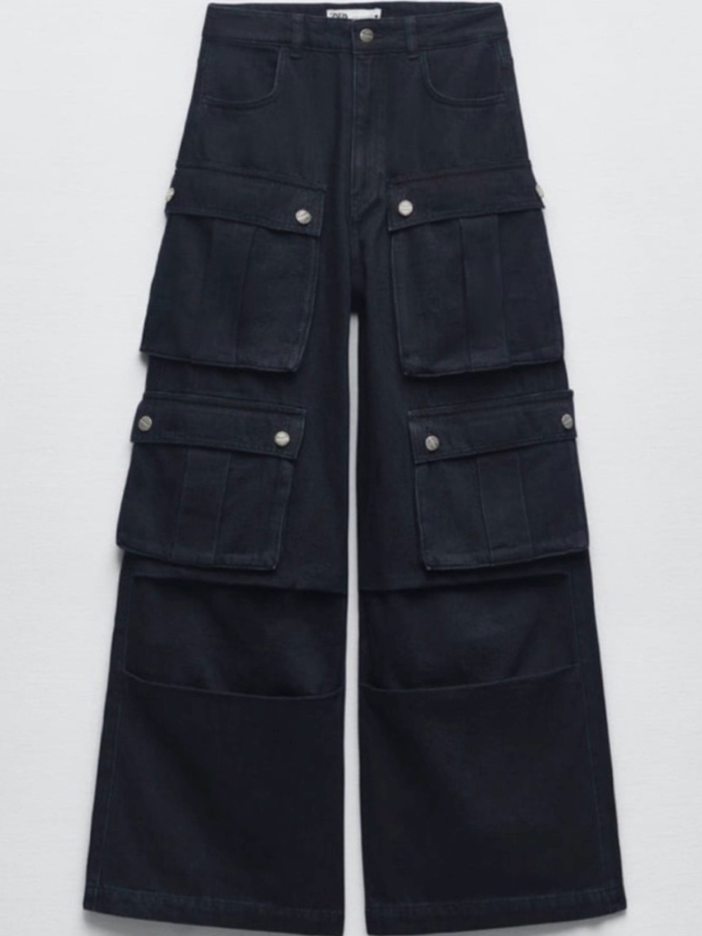 Zara ZW Cargo High Waist Jeans